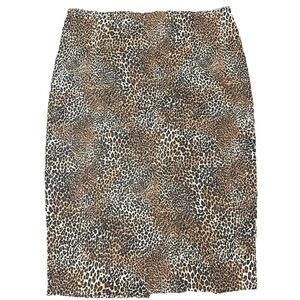 Dex Women’s *XL Leopard Pencil Skirt Pin Up Retro 1950s Sexy Lined Animal Print